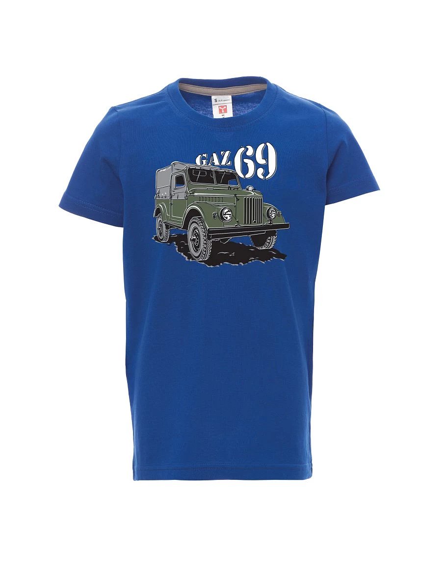 Dziecięcy t-shirt niebieski GAZ 69