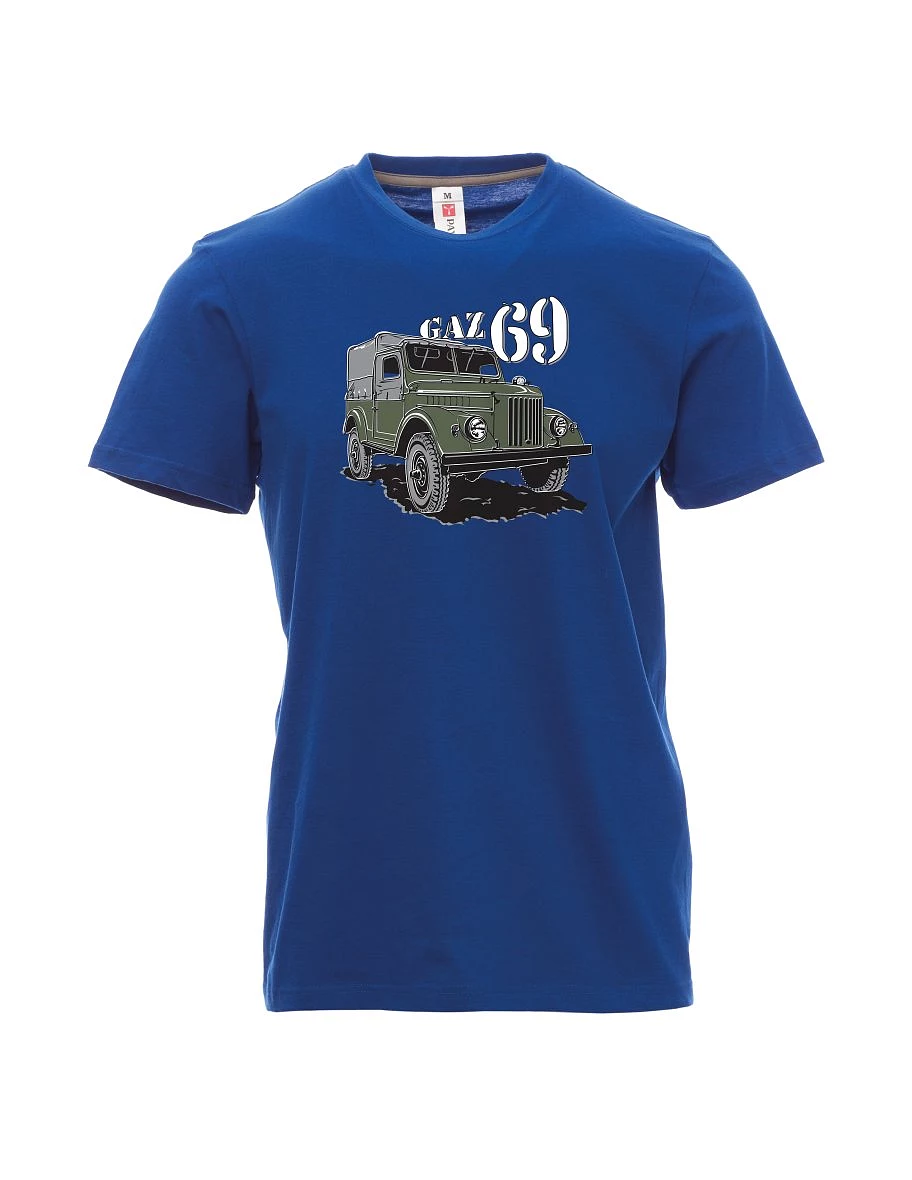 Męski t-shirt niebieski GAZ 69