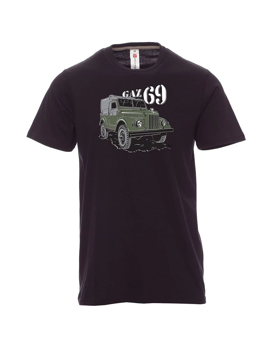 Męski t-shirt czarny GAZ 69