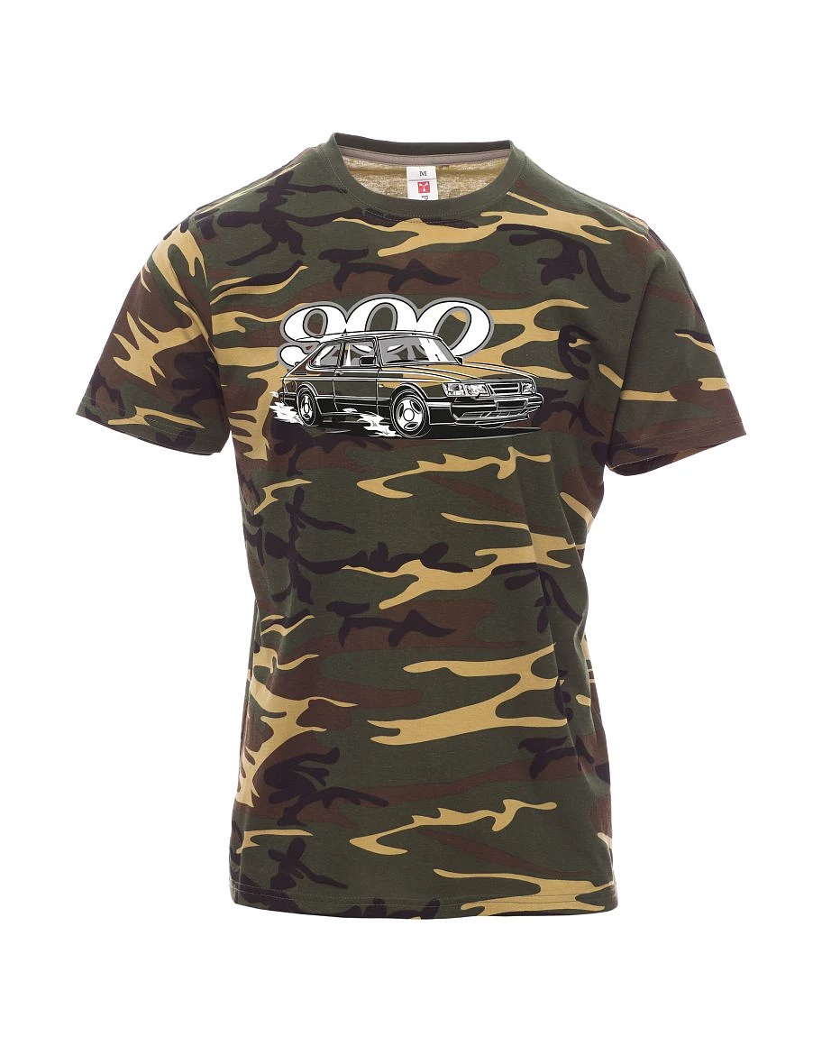 Męski t-shirt kamuflażSaab 900