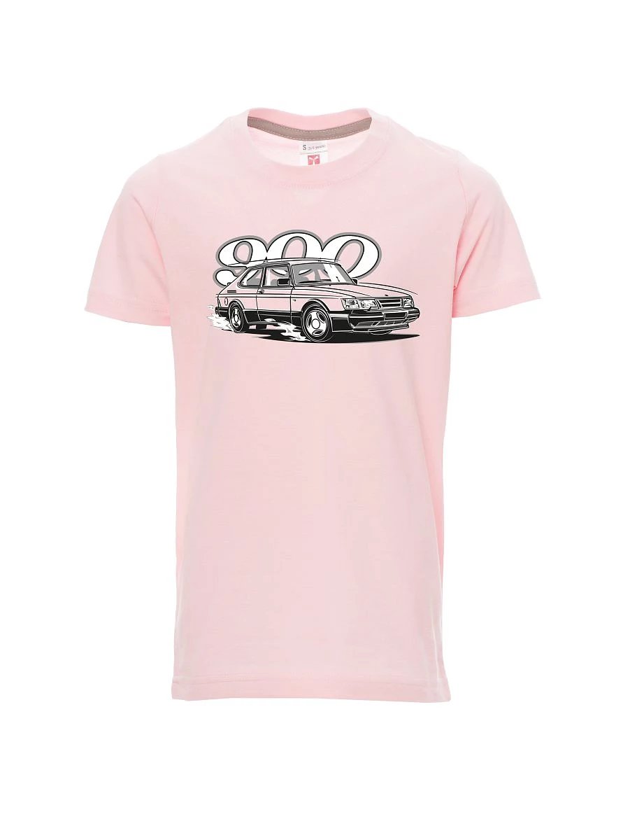Dziecięcy t-shirt jasno różowy Saabo 900