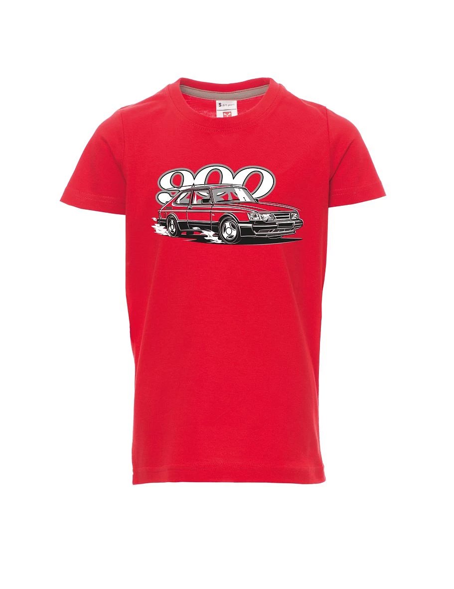 Dziecięcy t-shirt czerwony Saabo 900