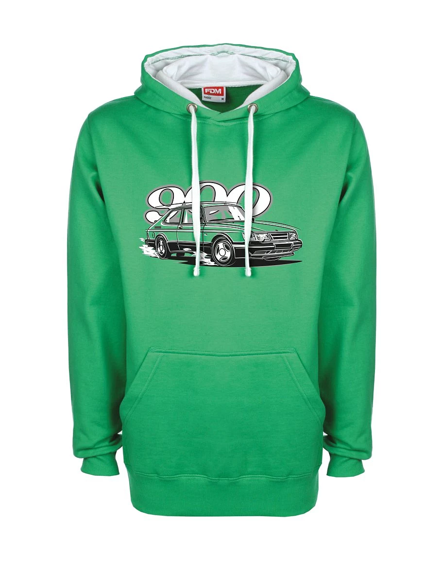 Bluza biało-zielona Saabo 900