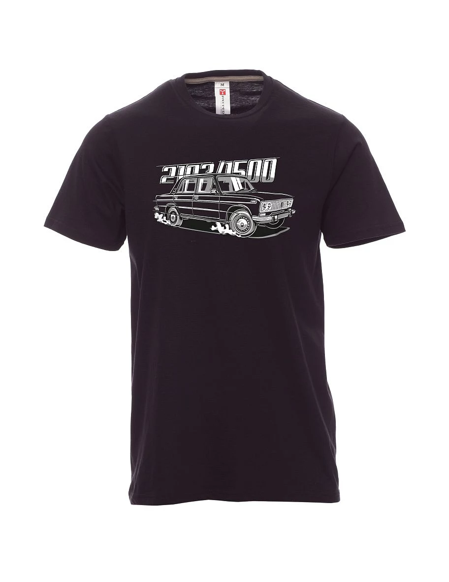 Męski t-shirt czarny Lada 2103 / VAZ 1500
