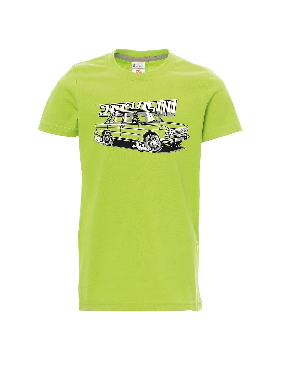 Dziecięcy t-shirt jasno zielony Lada 2103 / VAZ 1500