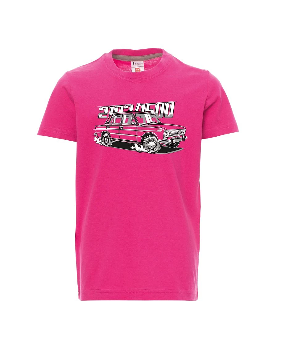 Dziecięcy t-shirt różowy Lada 2103 / VAZ 1500