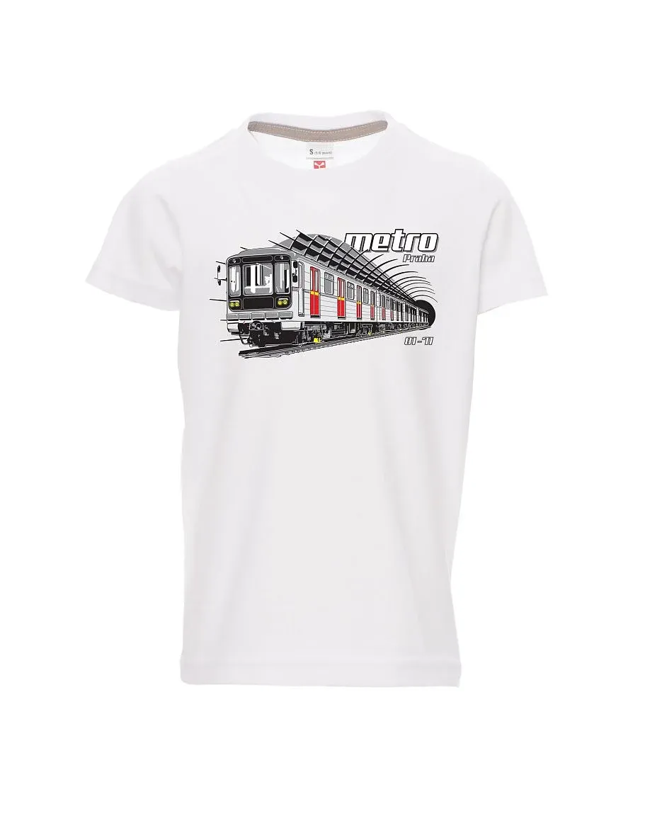 Dziecięcy t-shirt biały Metro 81-71