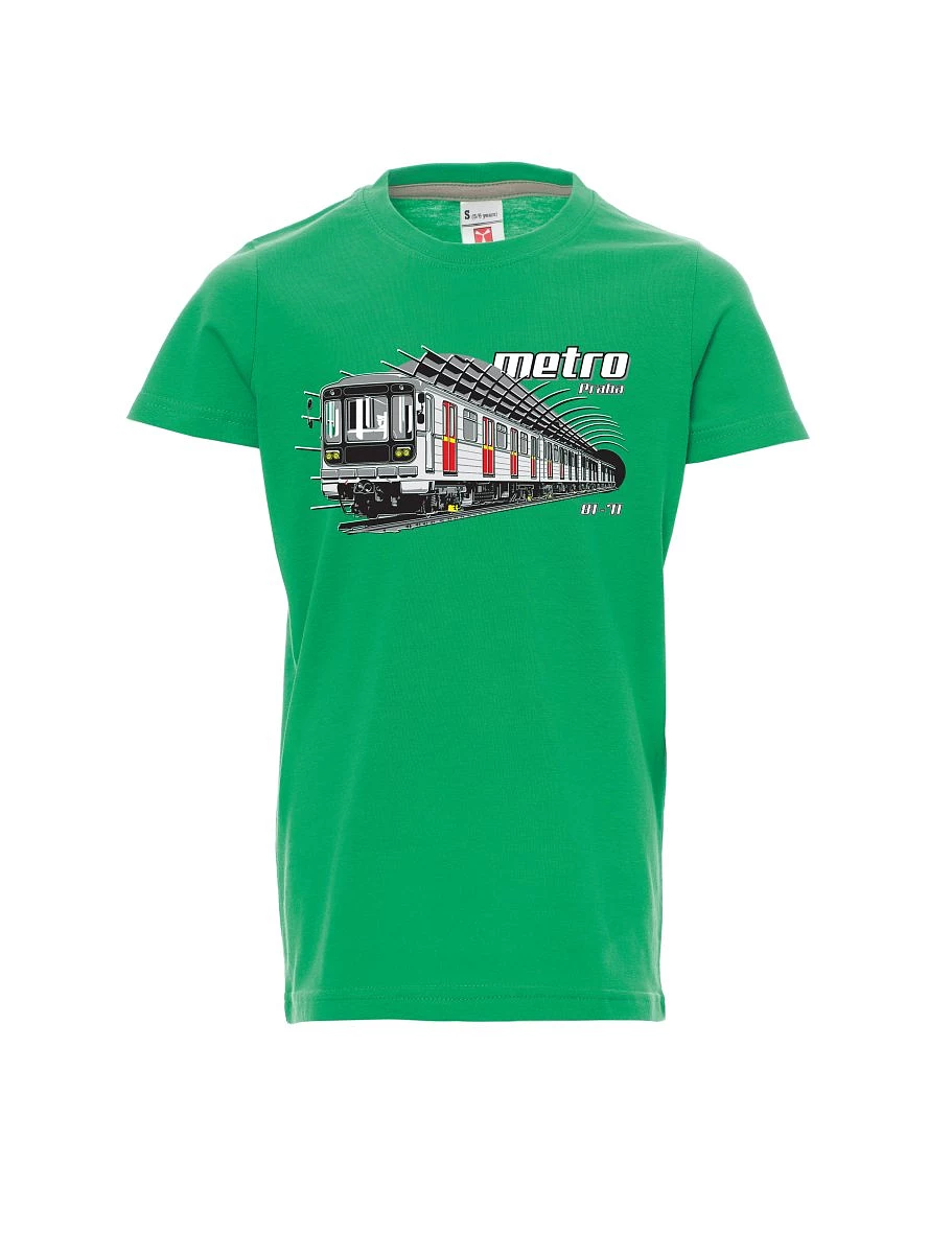 Dziecięcy t-shirt zielony Metro 81-71