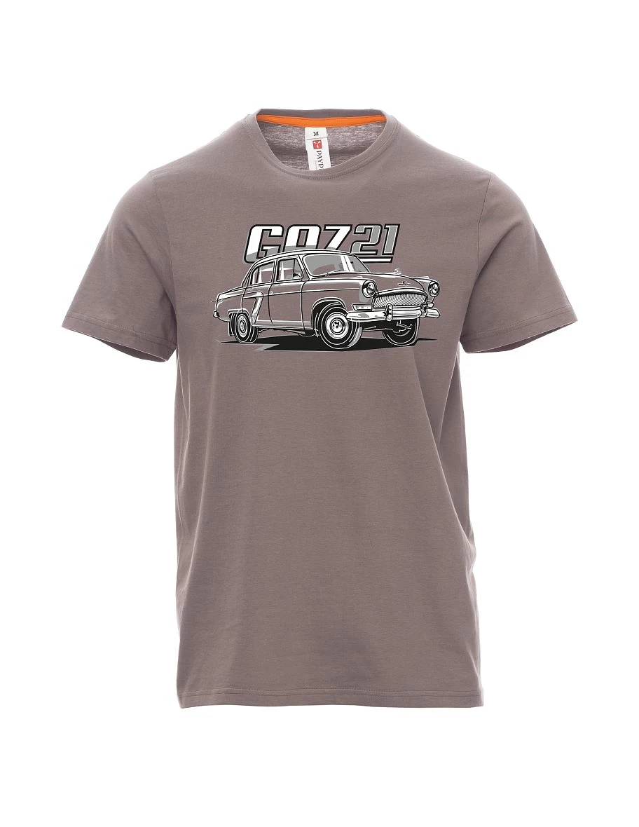 Męski t-shirt stalowa szarość GAZ 21