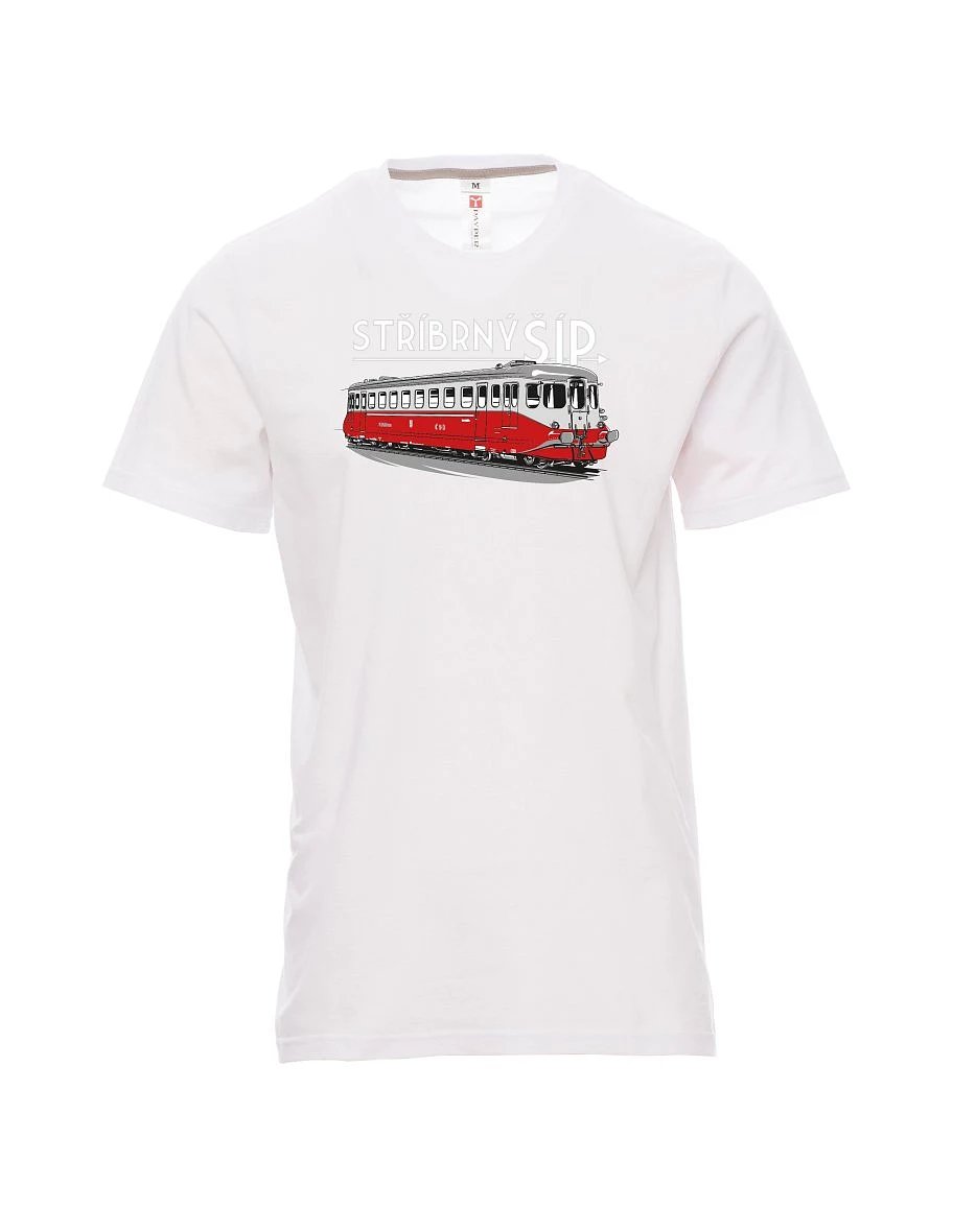 Męski t-shirt biały Srebrna strzała M 260 001