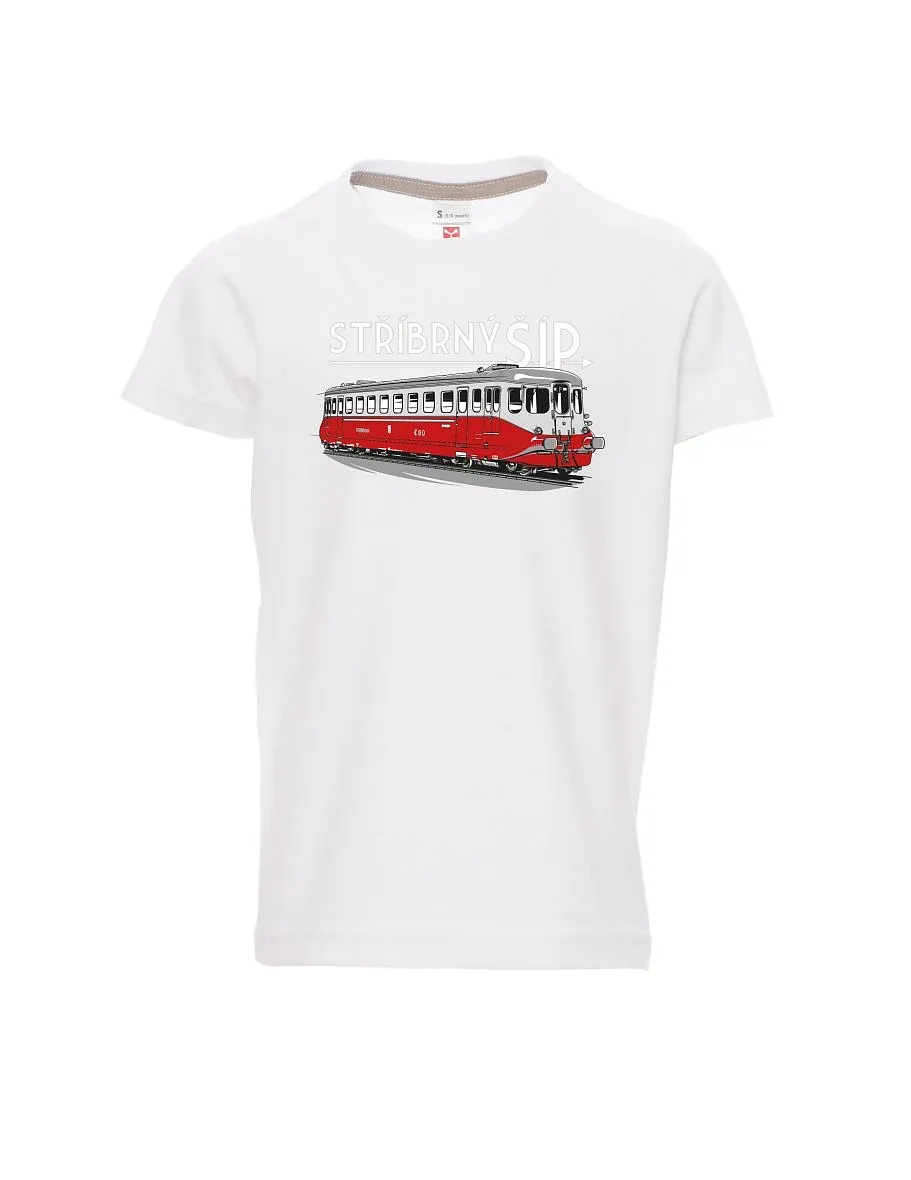 Dziecięcy t-shirt biały Srebrna strzała M 260 001