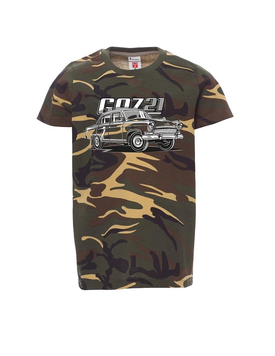 Dziecięcy t-shirt kamufla GAZ 21