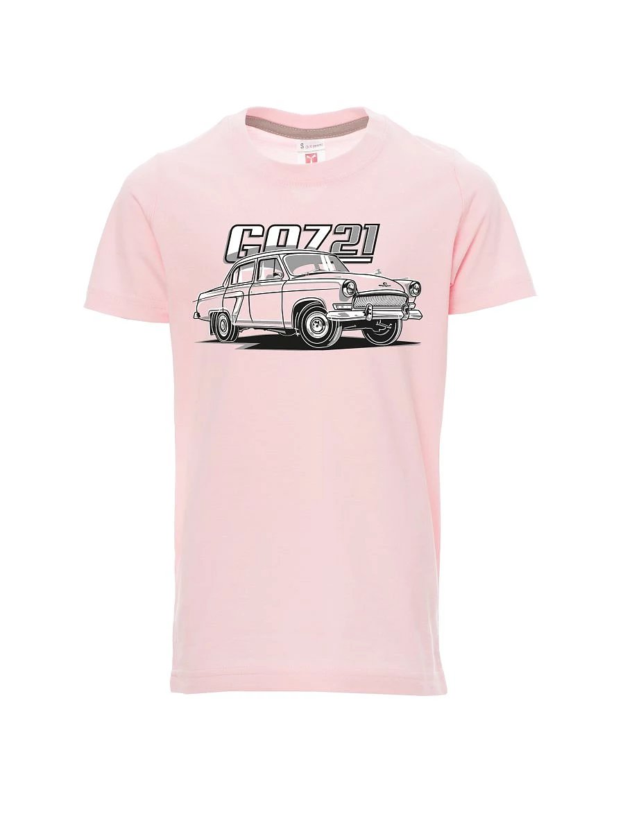 Dziecięcy t-shirt jasno różowy GAZ 21