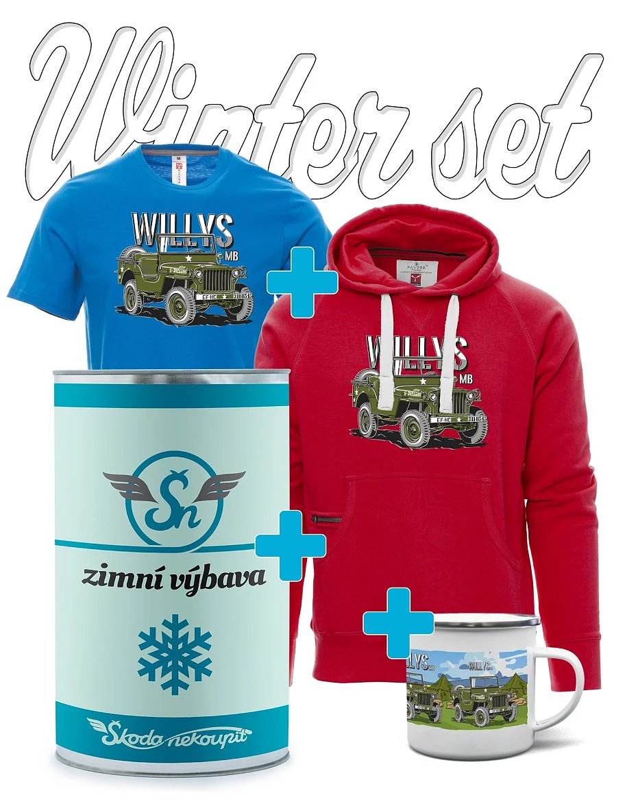 Zimowy zestaw prezentowy Willys MB
