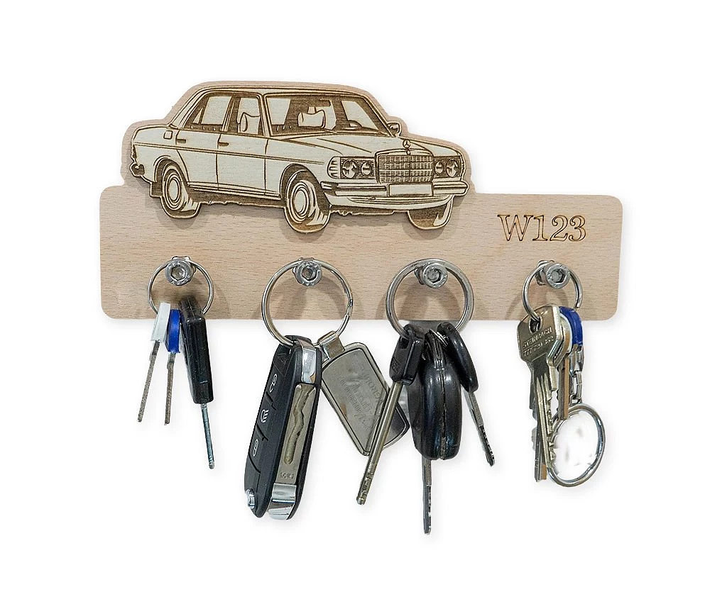 Drewniany wieszak na klucze W123