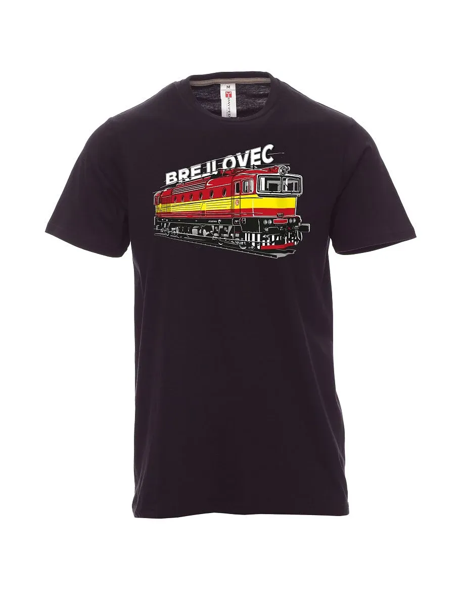 Męski t-shirt czarny Lokomotywa 753