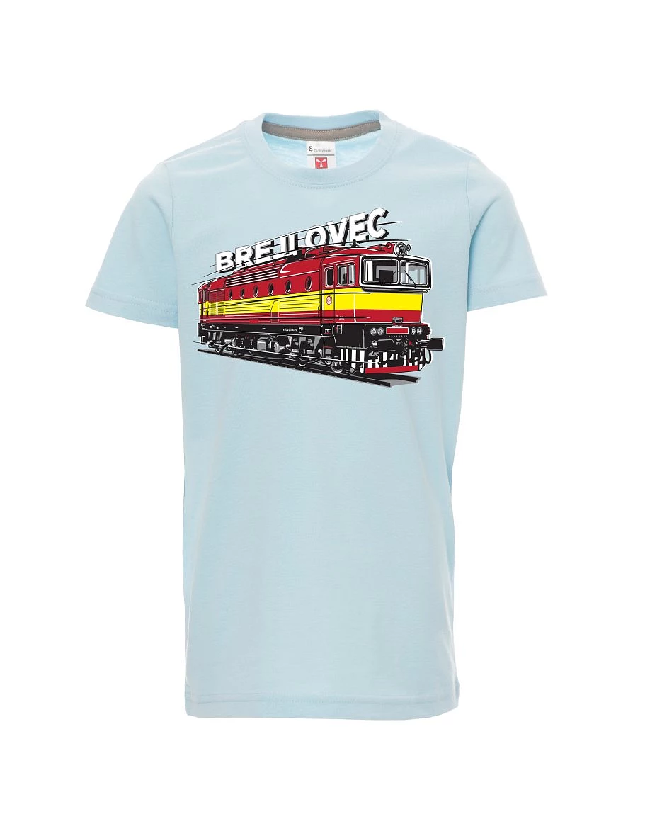 Dziecięcy t-shirt niebieski Lokomotywa 753