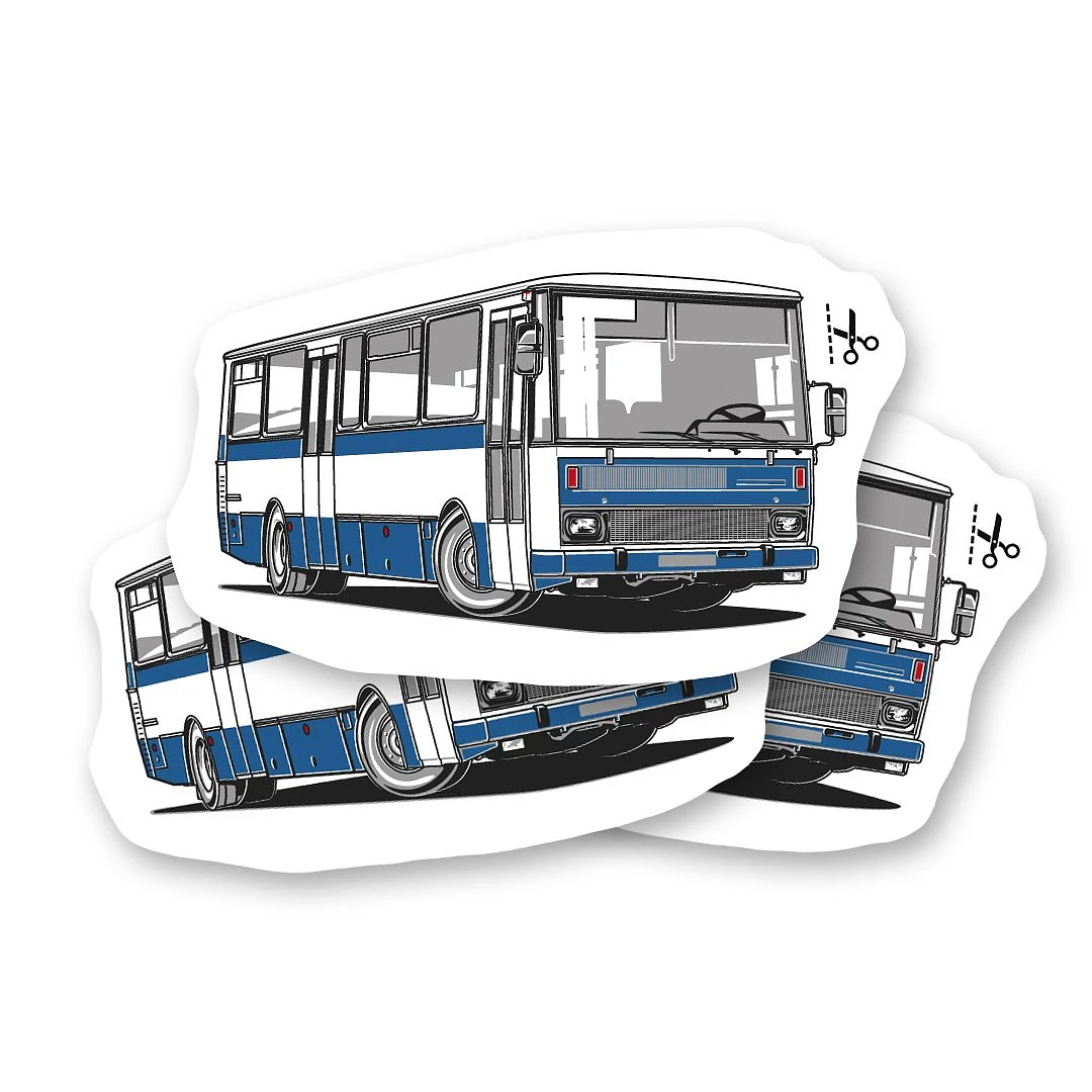 Tymczasowy tatuaż z weteranem autobus