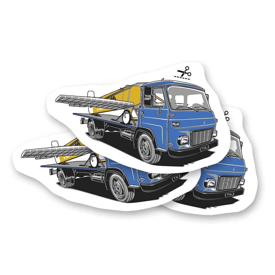 Tymczasowy tatuaż z weteranem Avia A30 oraz samolot BH - 1