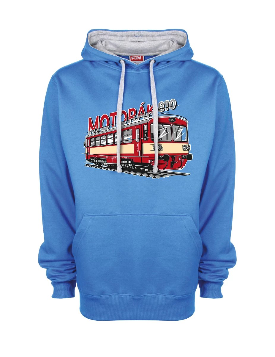 Bluza szaro-niebieska Pociąg motorowy 810