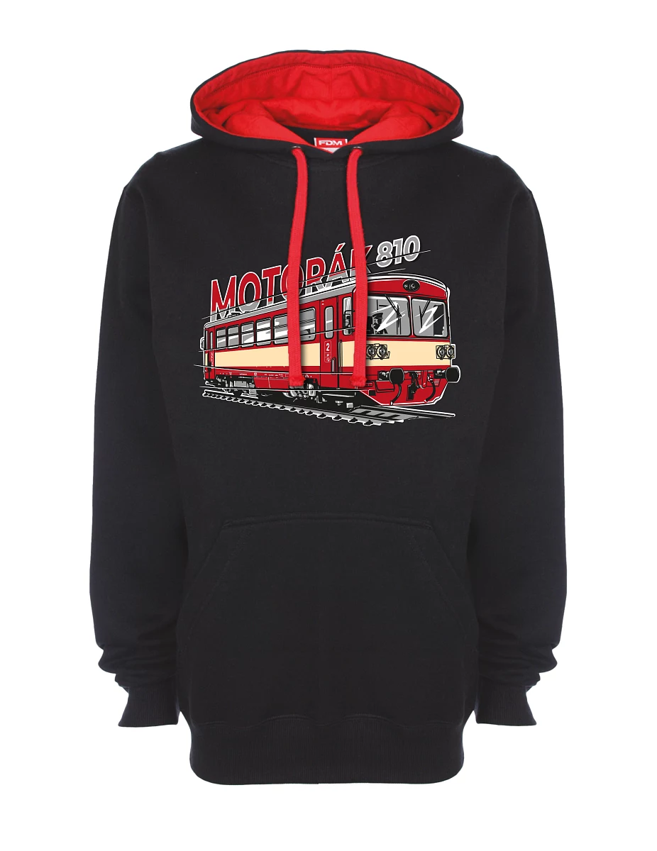 Bluza czerwono-czarna Pociąg motorowy 810