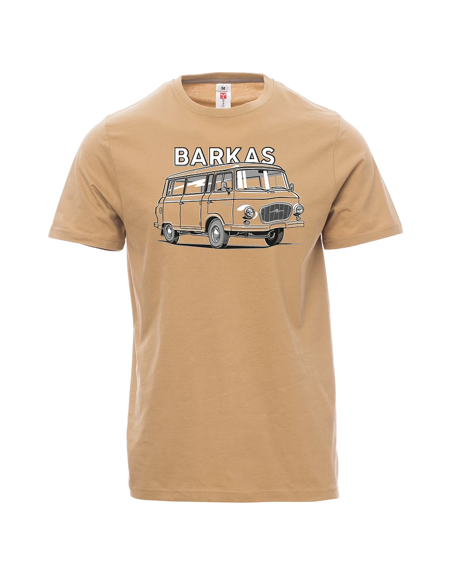 Męski t-shirt brązowy Barkas B1000