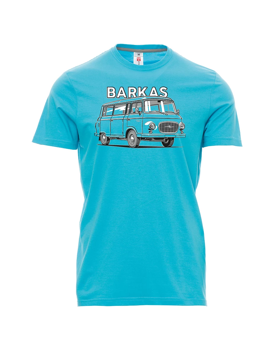 Męski t-shirt turkusowy Barkas B1000