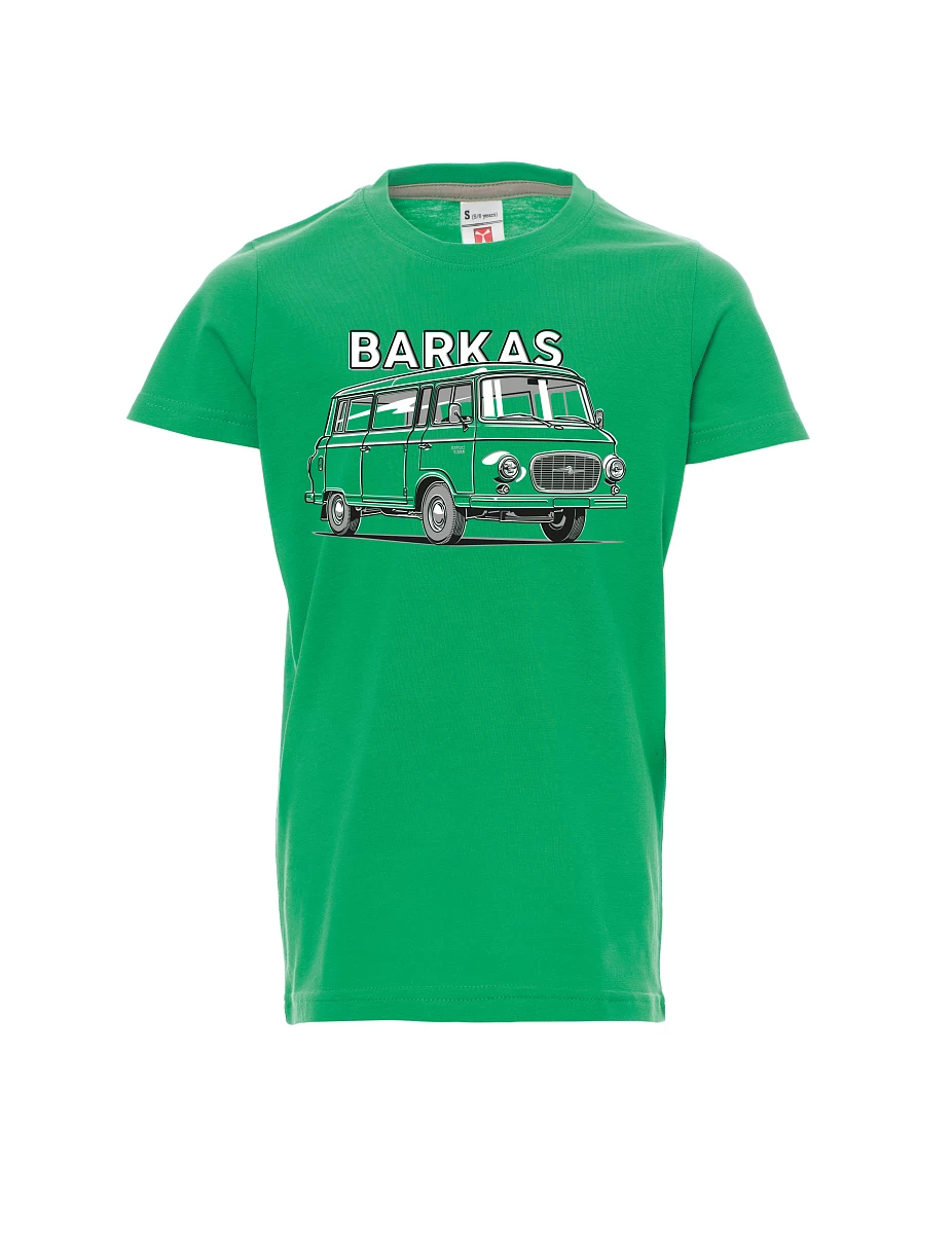 Dziecięcy t-shirt zielony Barkas B1000