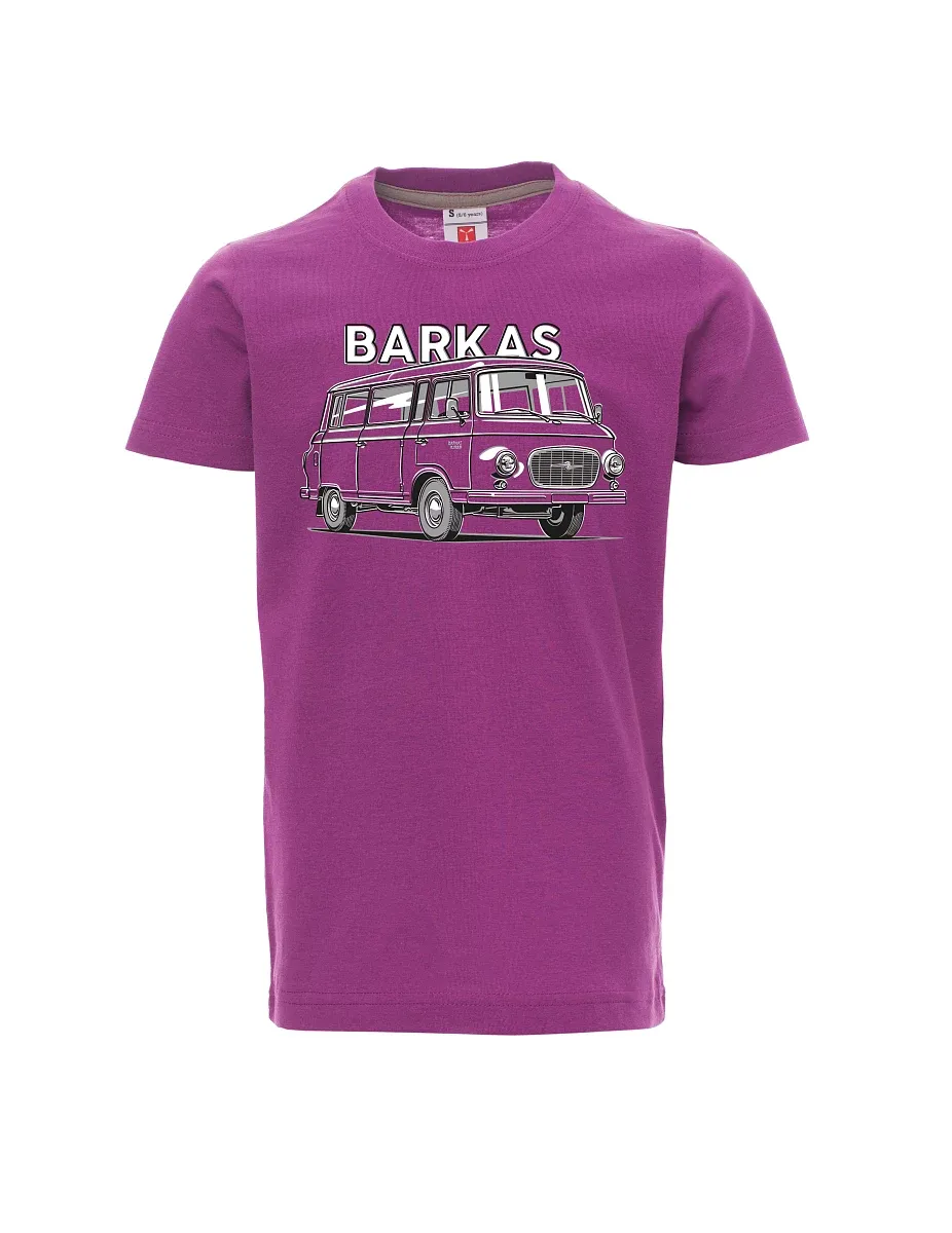 Dziecięcy t-shirt purpurowy Barkas B1000
