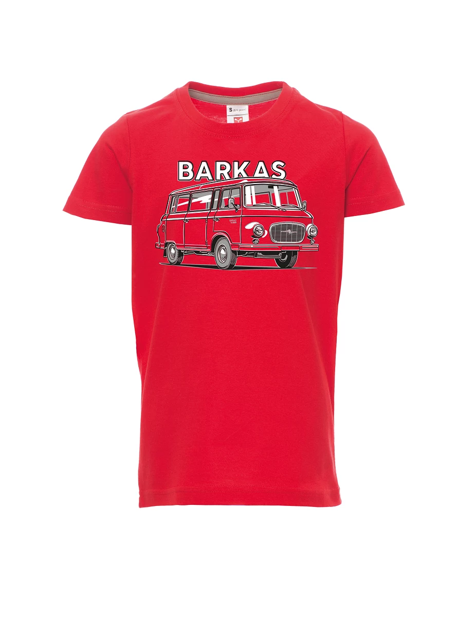 Dziecięcy t-shirt czerwony Barkas B1000