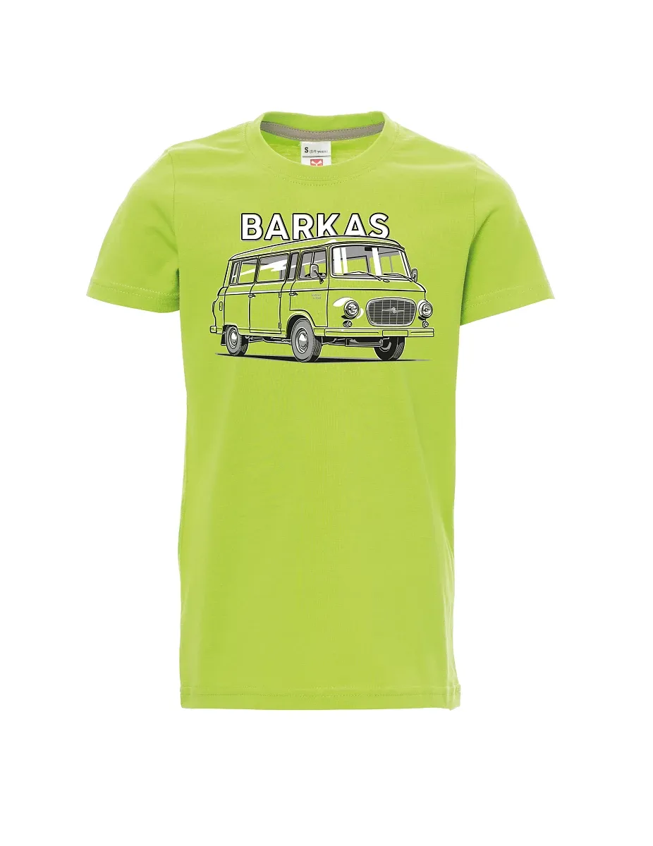Dziecięcy t-shirt jasno zielony Barkas B1000