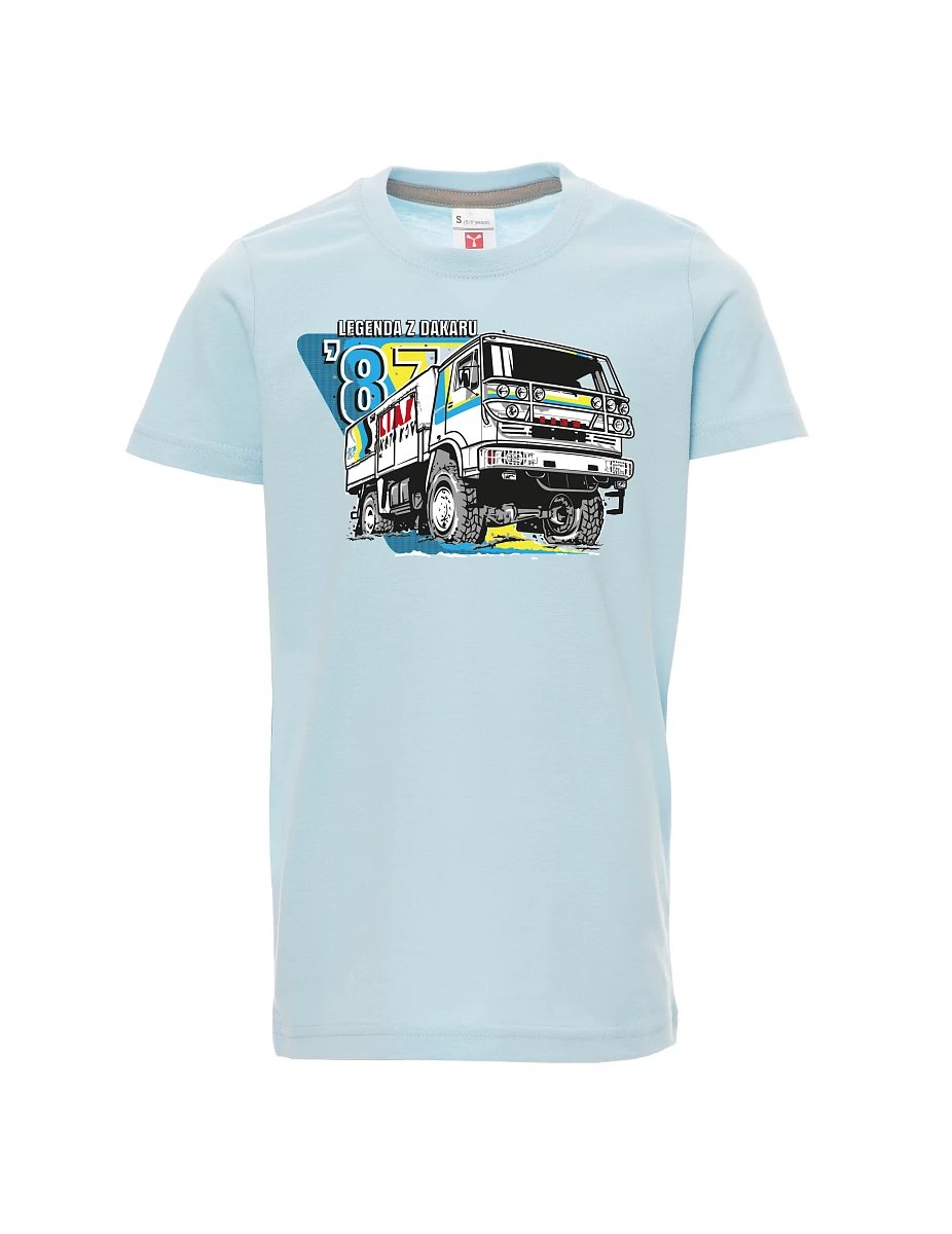 Dziecięcy t-shirt niebieski Liaz z Dakaru 1987