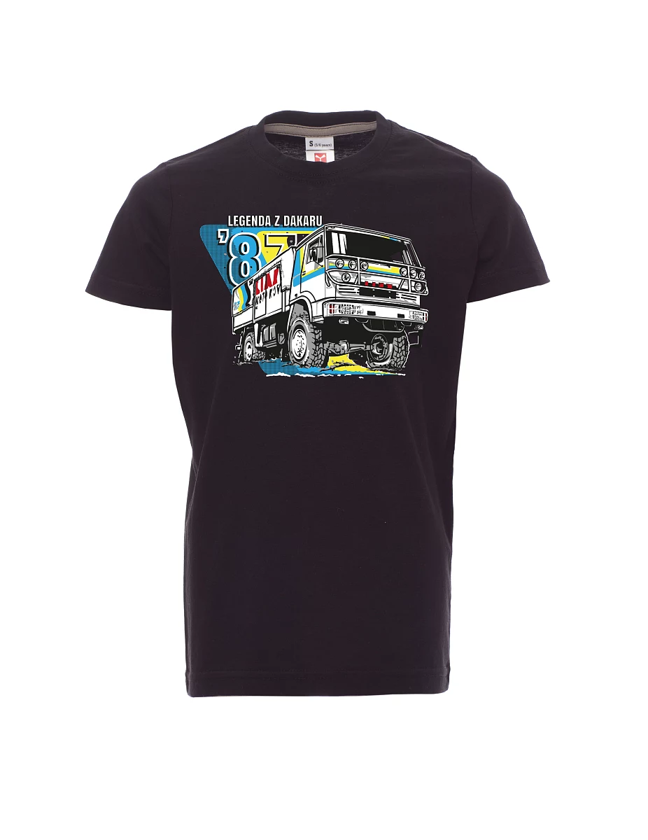 Dziecięcy t-shirt czarny Liaz z Dakaru 1987
