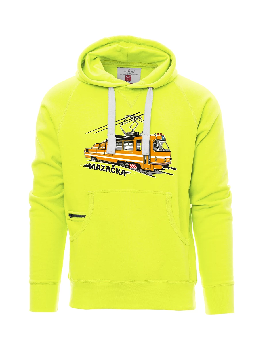 Męska bluza fluorescencyjna Tramwaj smarujący