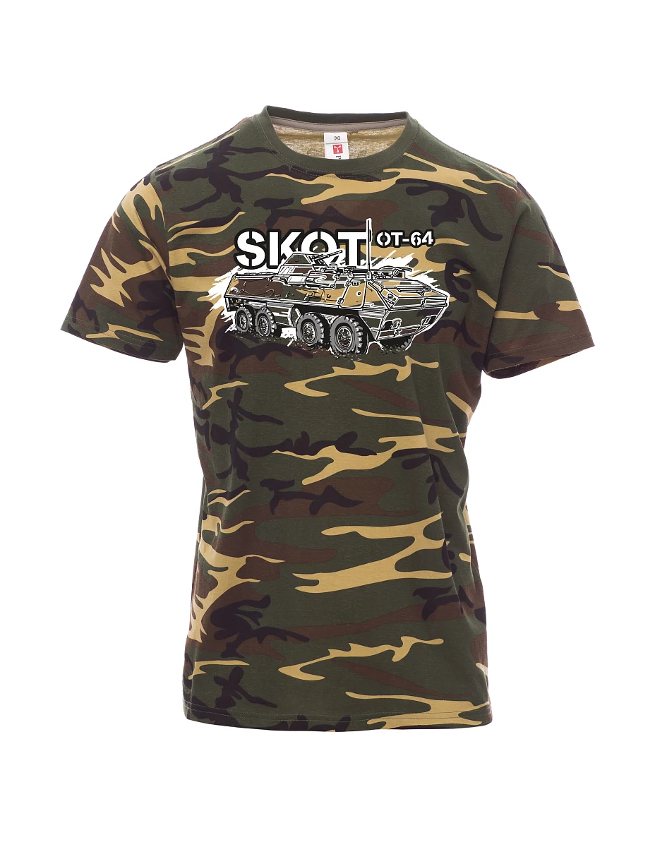 Męski t-shirt kamuflażOpancerzony Transporter 64 "SKOT"