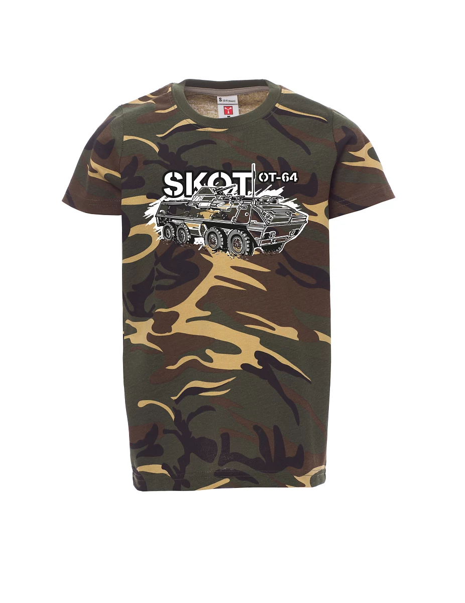 Dziecięcy t-shirt kamufla Opancerzony Transporter 64 "SKOT"