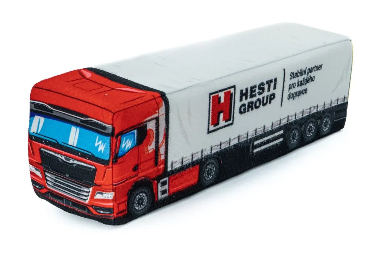 Pluszowa poduszka Ciężarówka TGX + niestandardowe logo