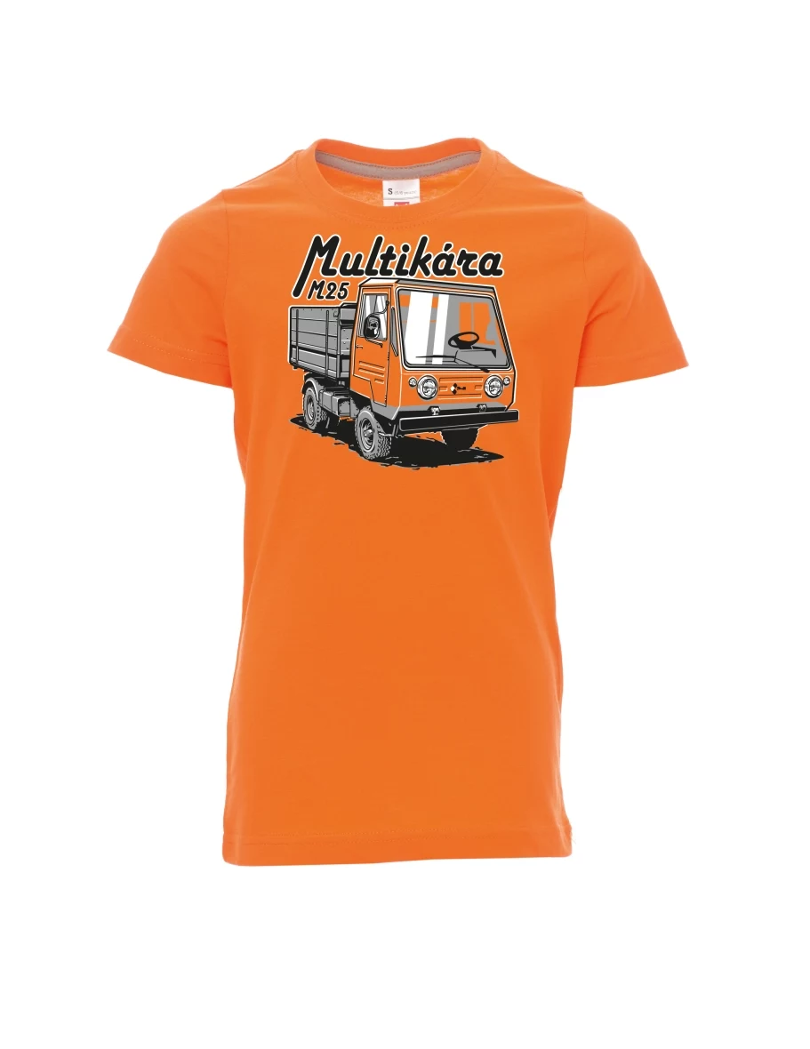 Dziecięcy t-shirt pomarańczowy M25
