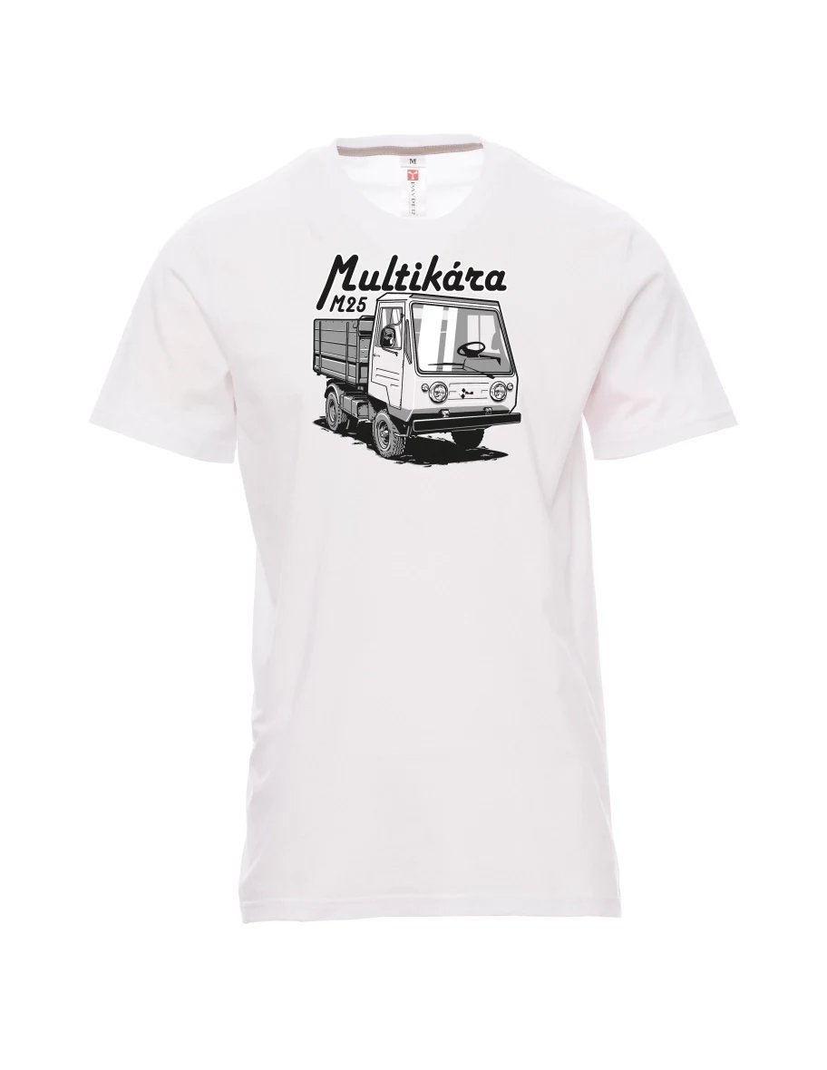 Męski t-shirt biały M25