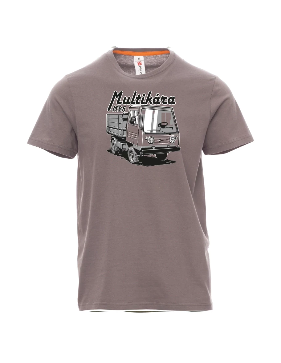 Męski t-shirt stalowa szarość M25