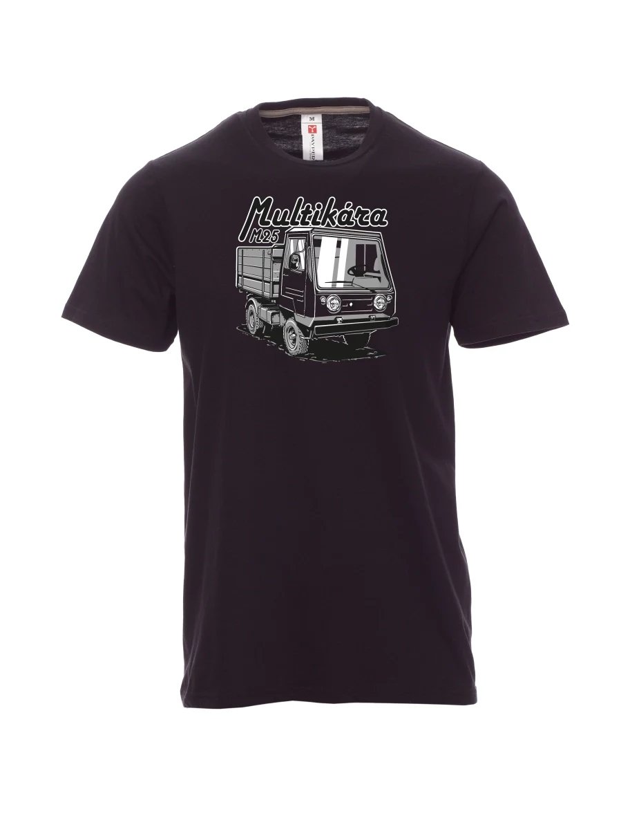 Męski t-shirt czarny M25