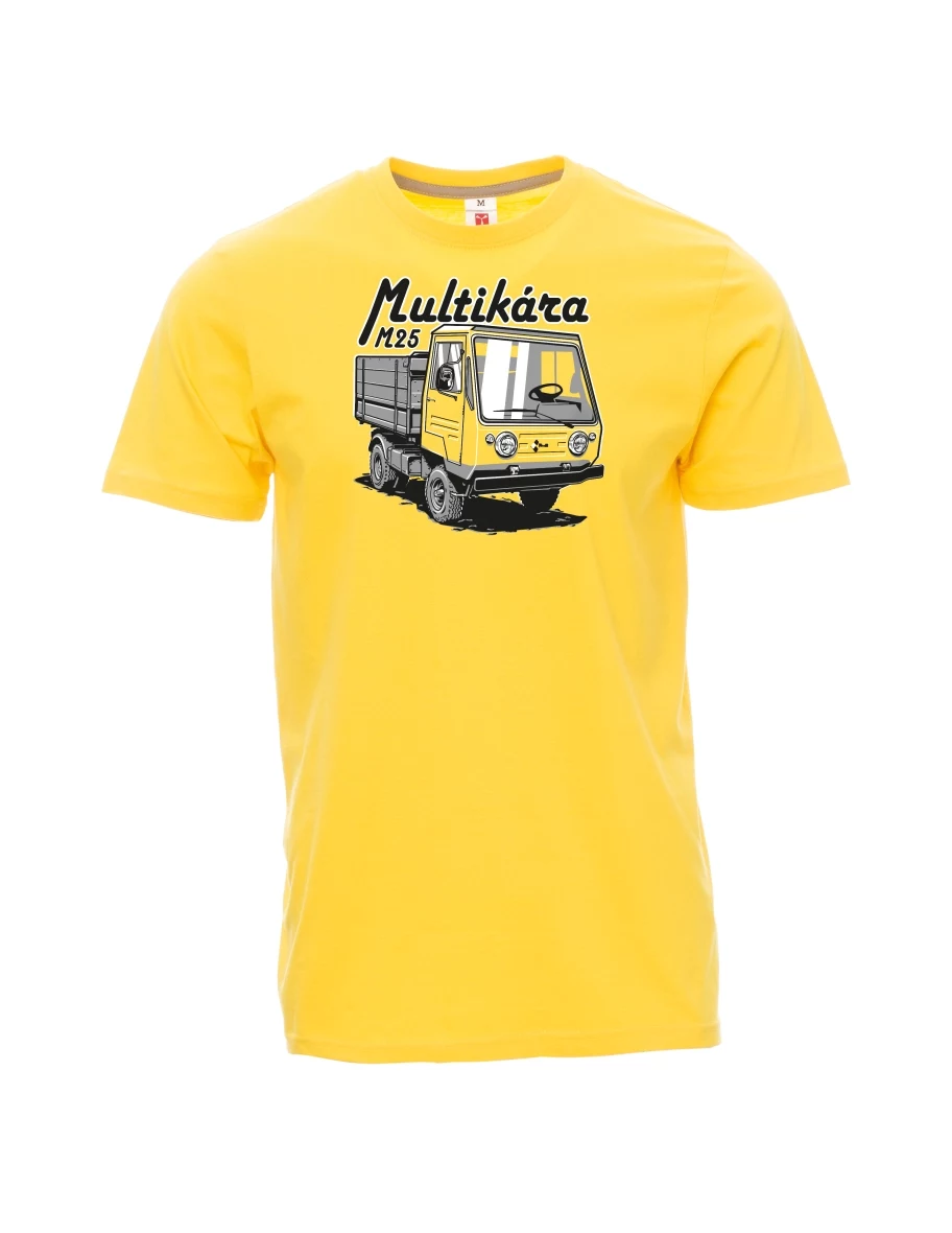 Męski t-shirt żółty M25