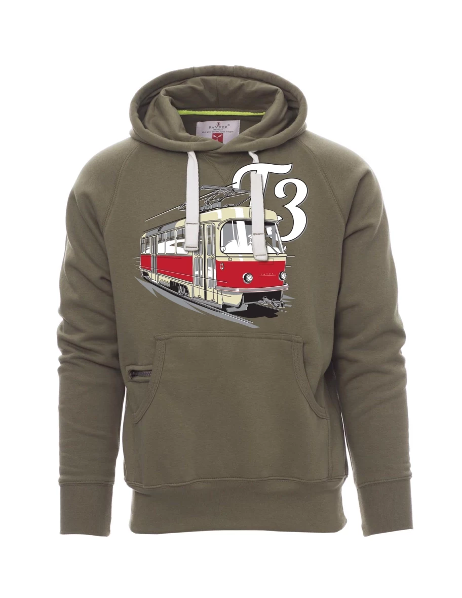 Męska bluza Khaki  Tramwaj T3