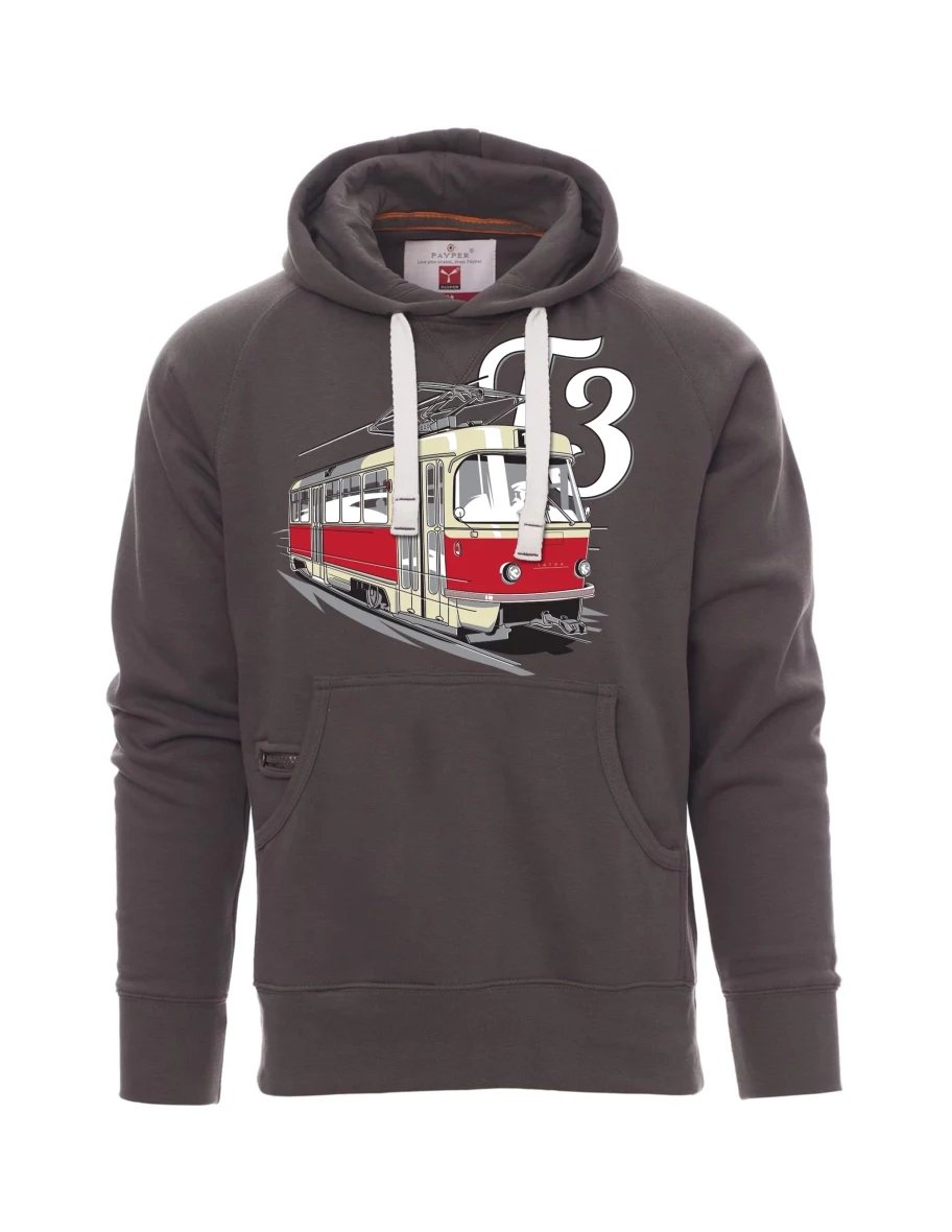Męska bluza szara  Tramwaj T3