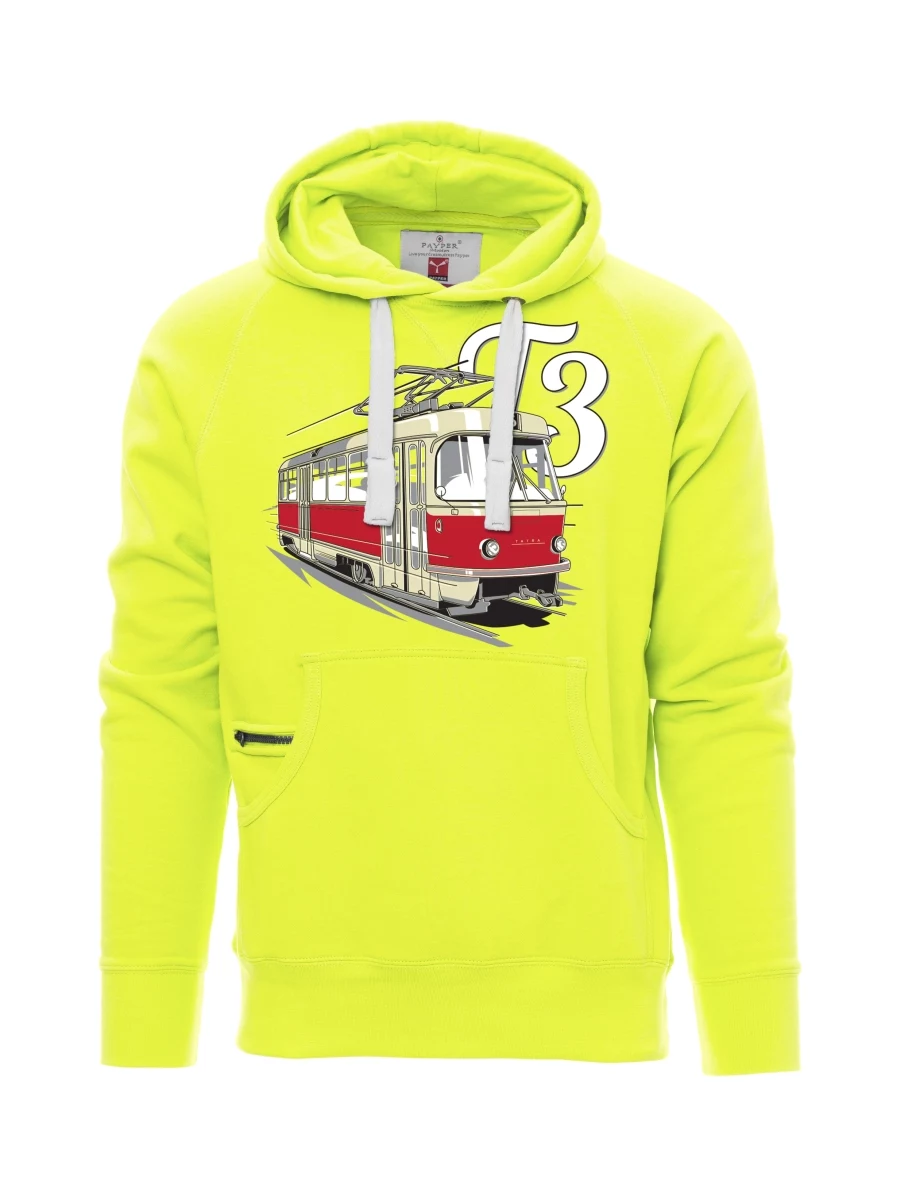 Męska bluza fluorescencyjna Tramwaj T3