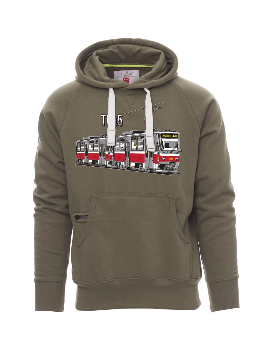 Męska bluza Khaki  Tramwaj T6A5