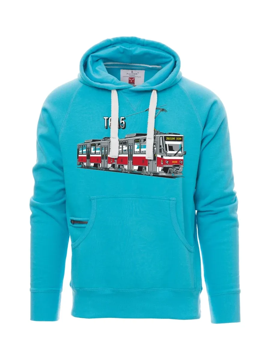 Męska bluza jasno niebieska Tramwaj T6A5