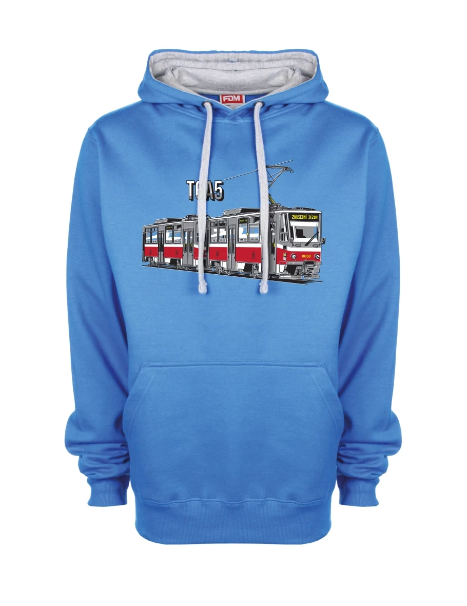 Bluza szaro-niebieska Tramwaj T6A5
