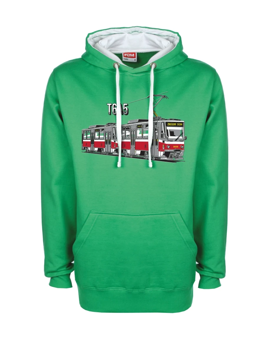 Bluza biało-zielona Tramwaj T6A5