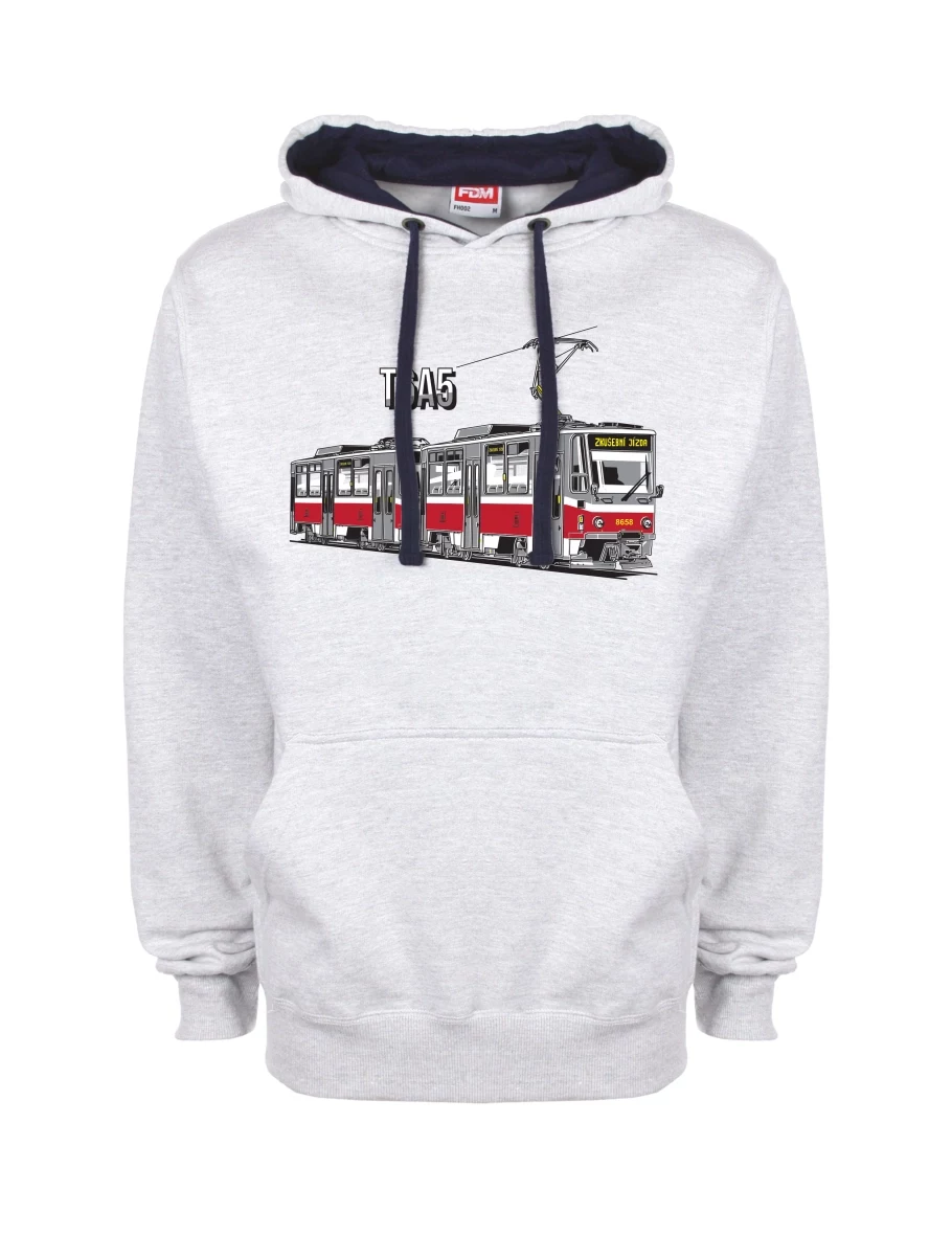 Bluza niebiesko-szara Tramwaj T6A5